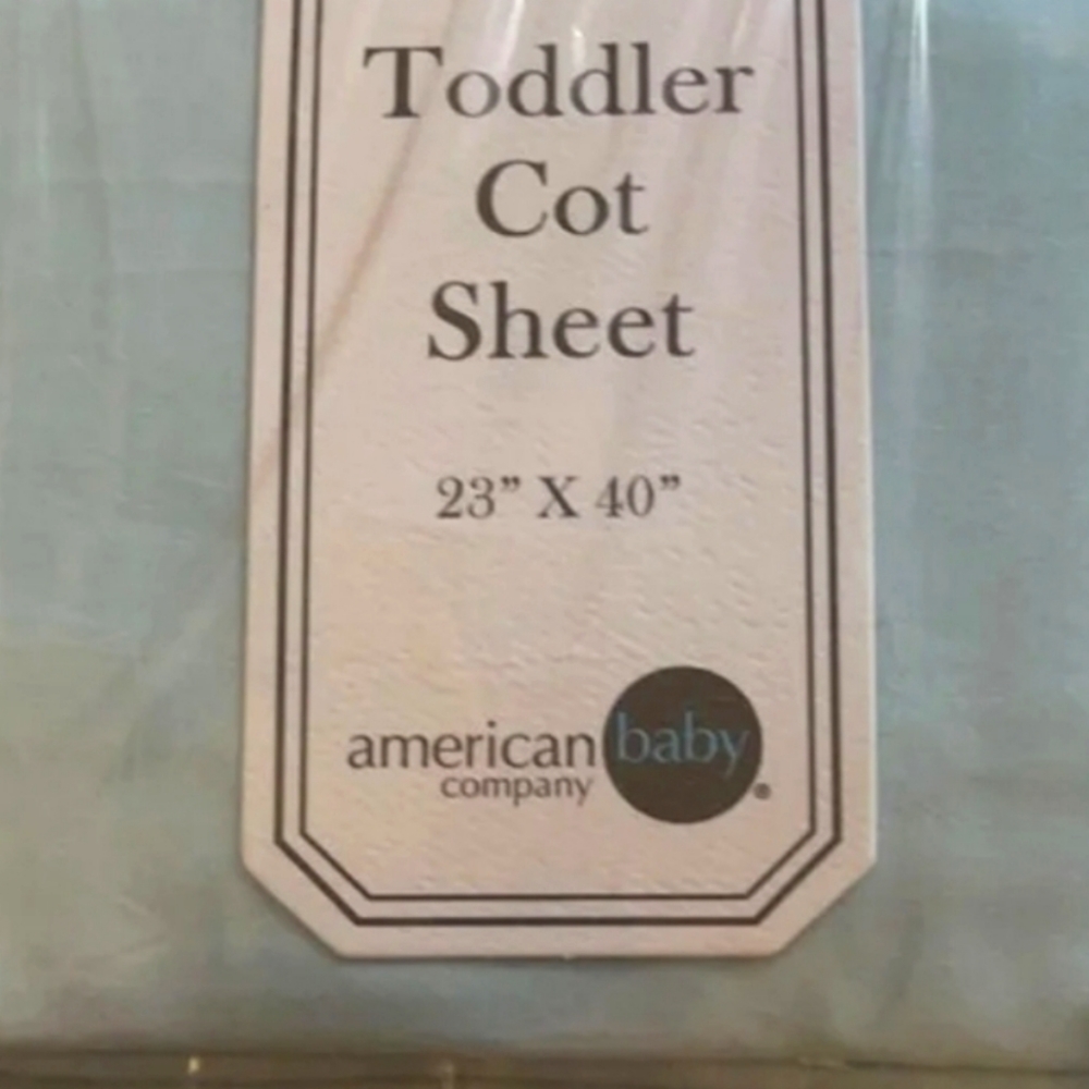 (2) TODDLER COT SHEETS